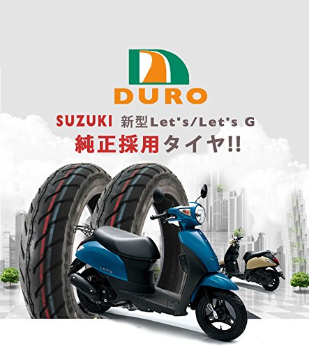Amazon.co.jp: DURO D39 80/90-10 TL [ Let's/G 純正 ] バイク